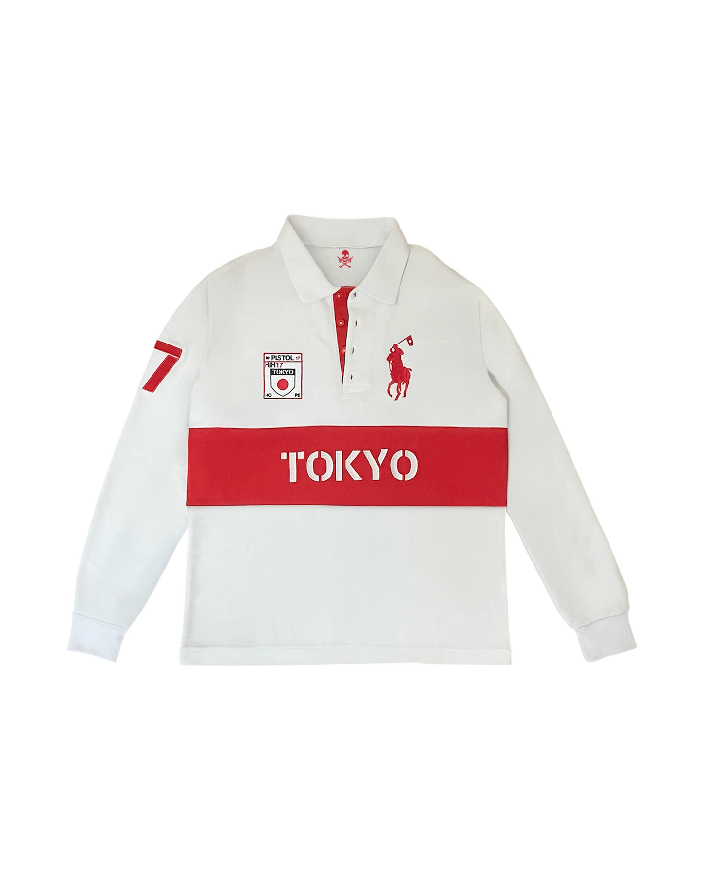 PISTOL TOKYO WHITE POLO