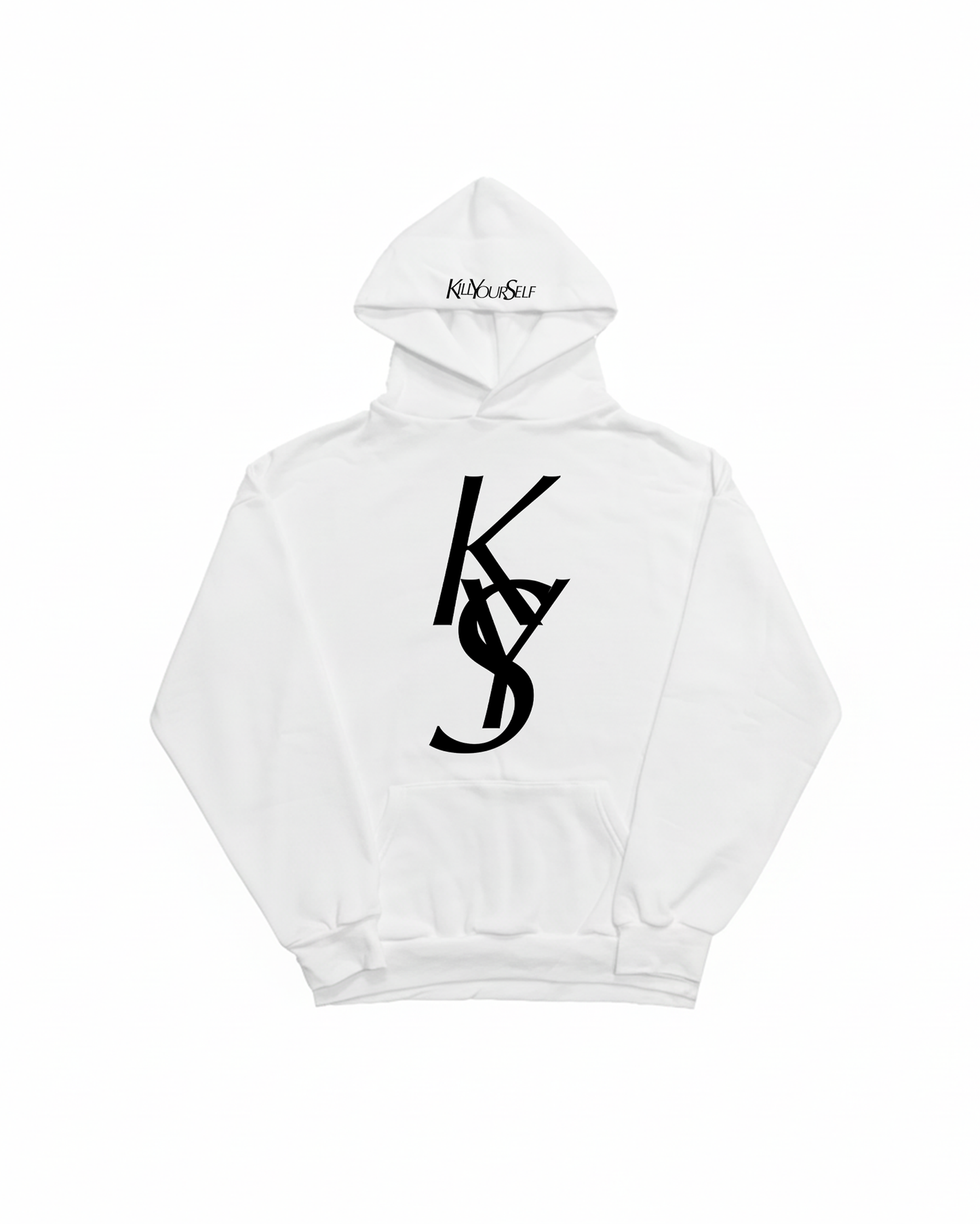 KILL YOURSELF WHITE HOODIE